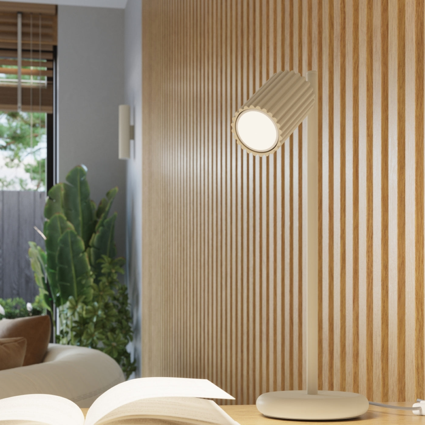 Pendant lamp GLEAM 3P beige